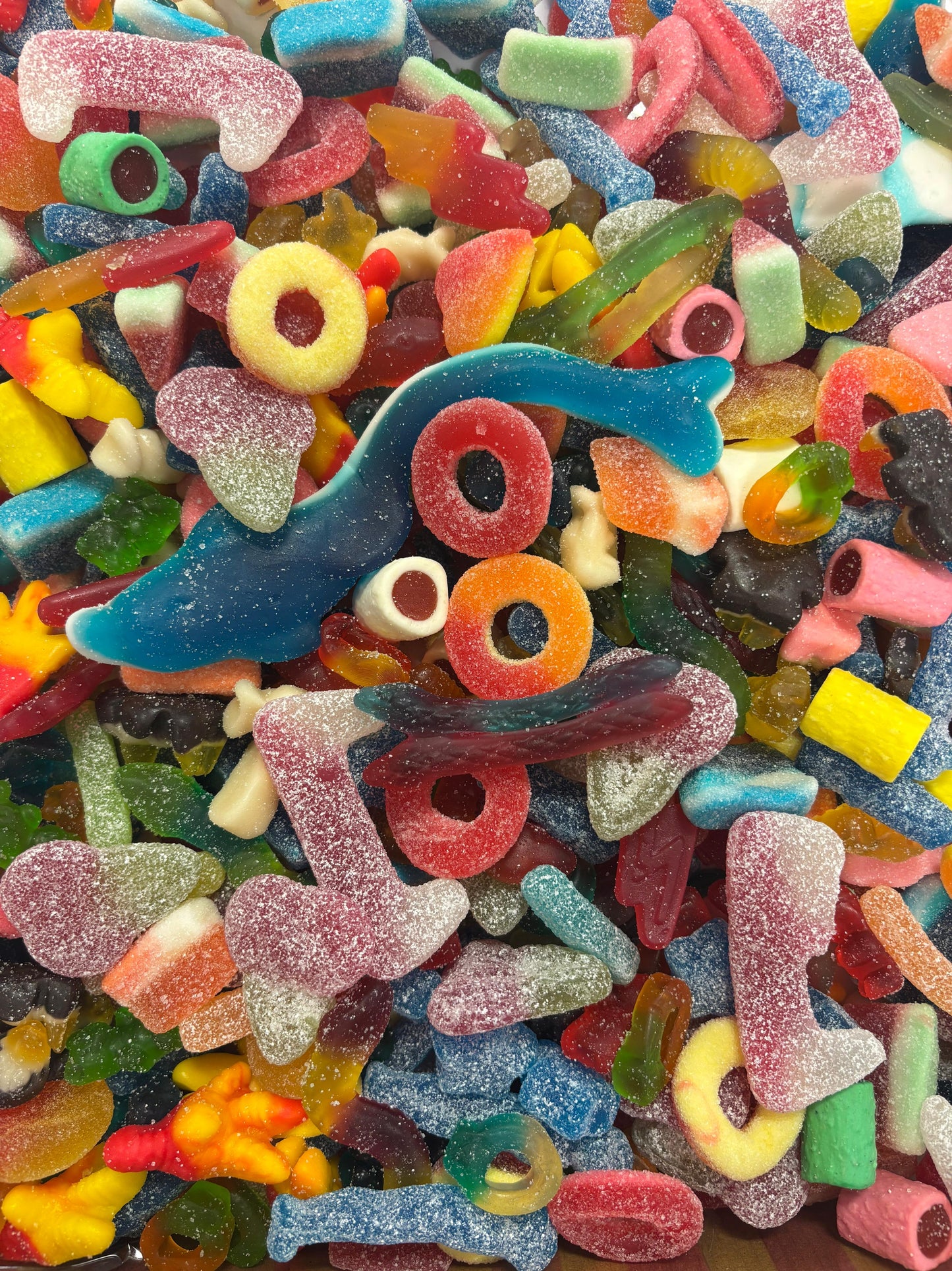 Gummy & Fizzy Sweets Pizza Box
