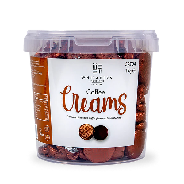 Whitakers Coffee Creams Tub 1kg