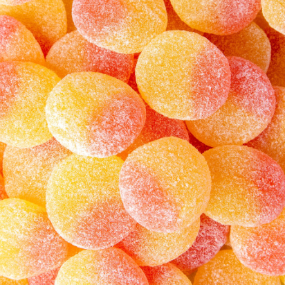 Fizzy Peach Rounds