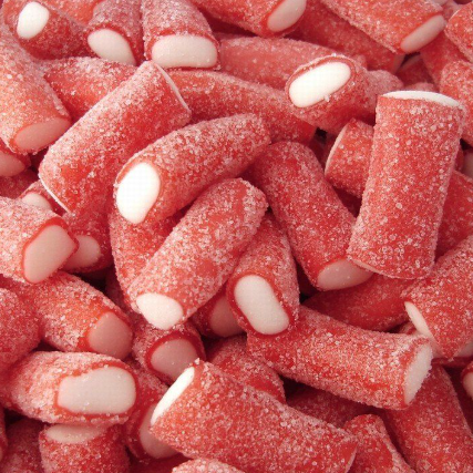 Fizzy Strawberry Pencils Bites
