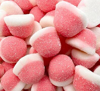 Fizzy Gummy Strawberry Puffs