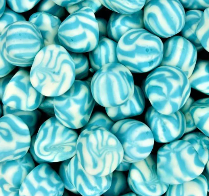 Blue Raspberry Twist Kisses