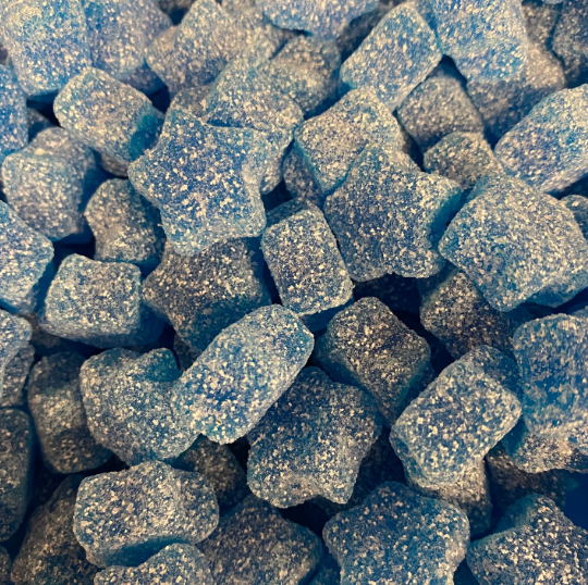 Fizzy Gummy Blue Stars