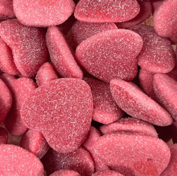 Jelly Filled Strawberry Hearts