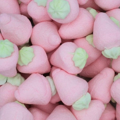 Jelly Filled Strawberry Marshmallows