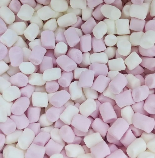 Pink & White Micro Marshmallows