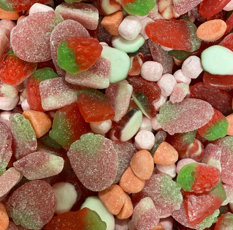 Strawberry Gummy & Fizzy Mix