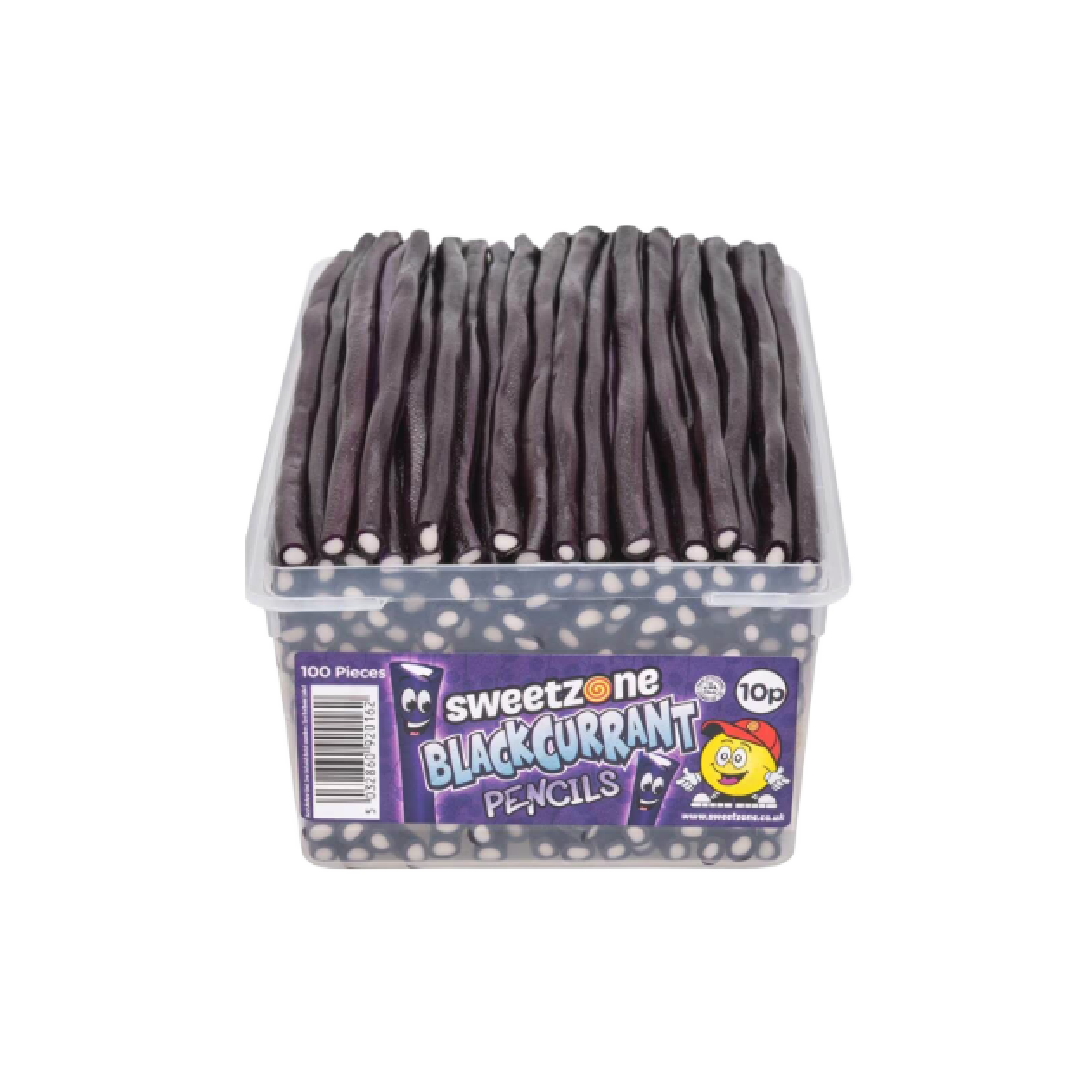 Sweetzone Blackcurrant Pencils Tub 1.1kg