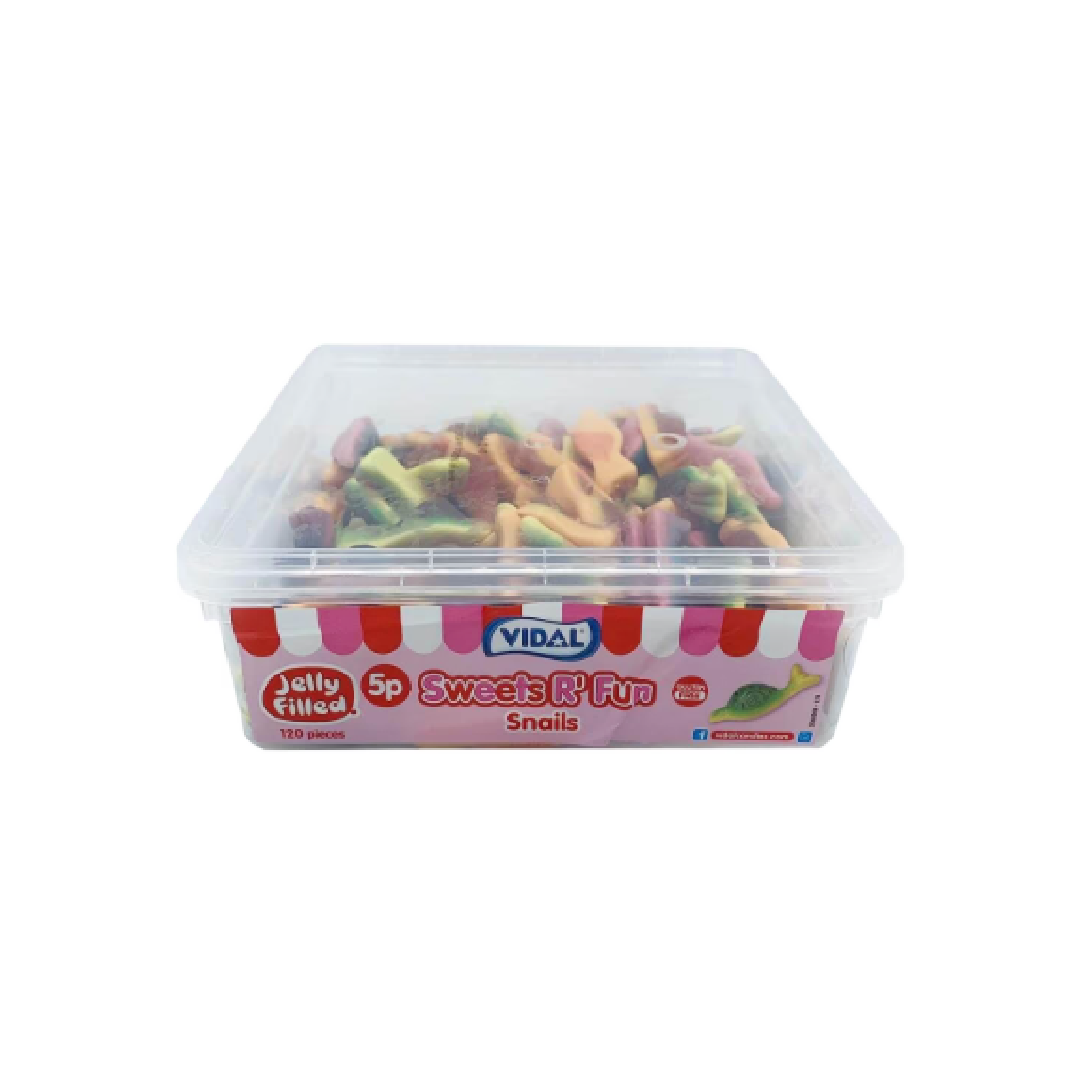 Jelly Filled Snails Tub 780g