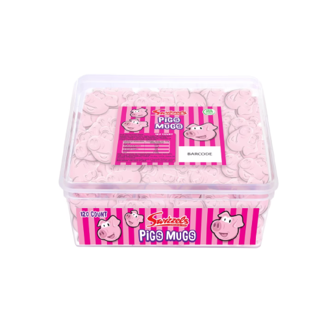 Swizzels Pig Mugs Tub 576g
