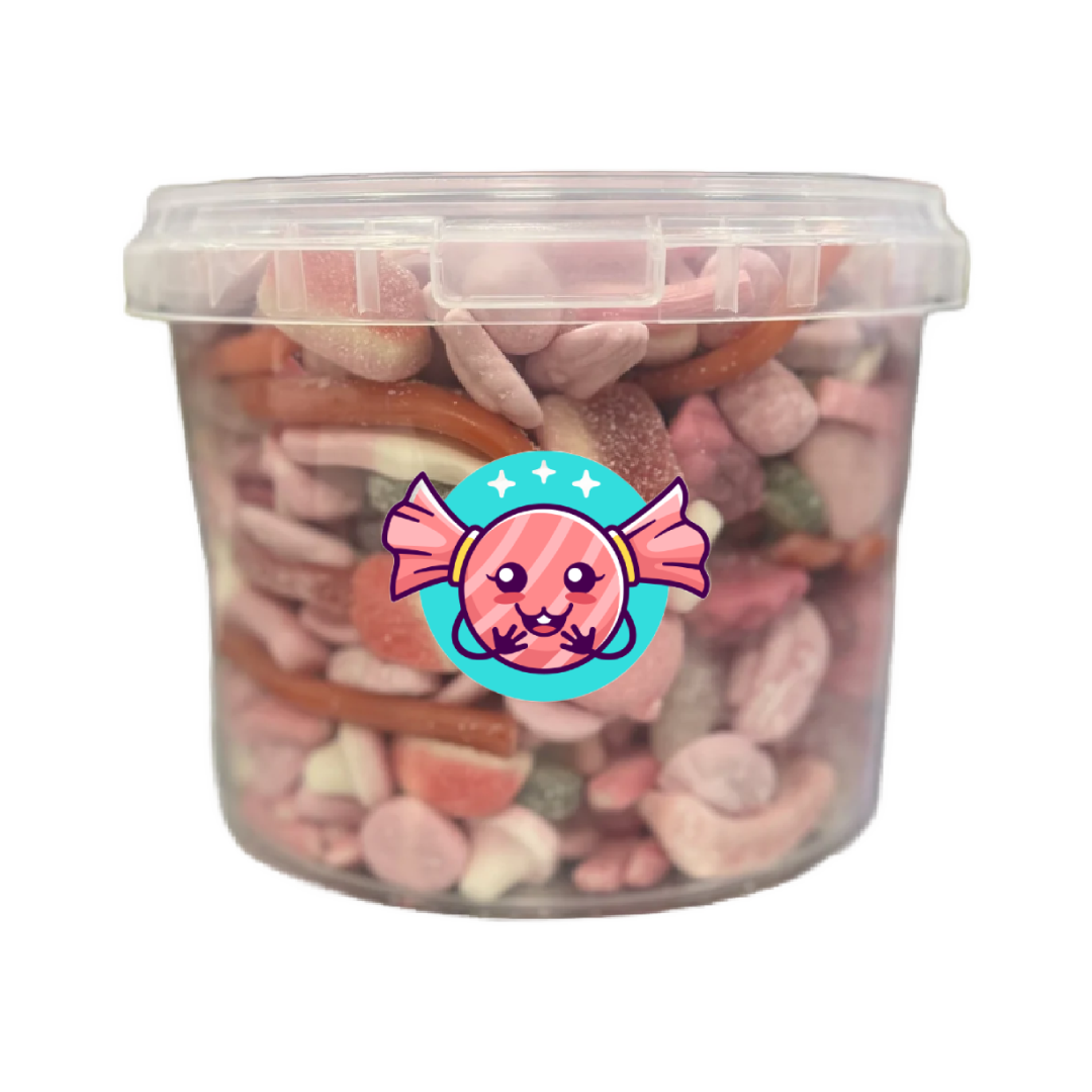 Pink Sweets Bucket 1.5kg
