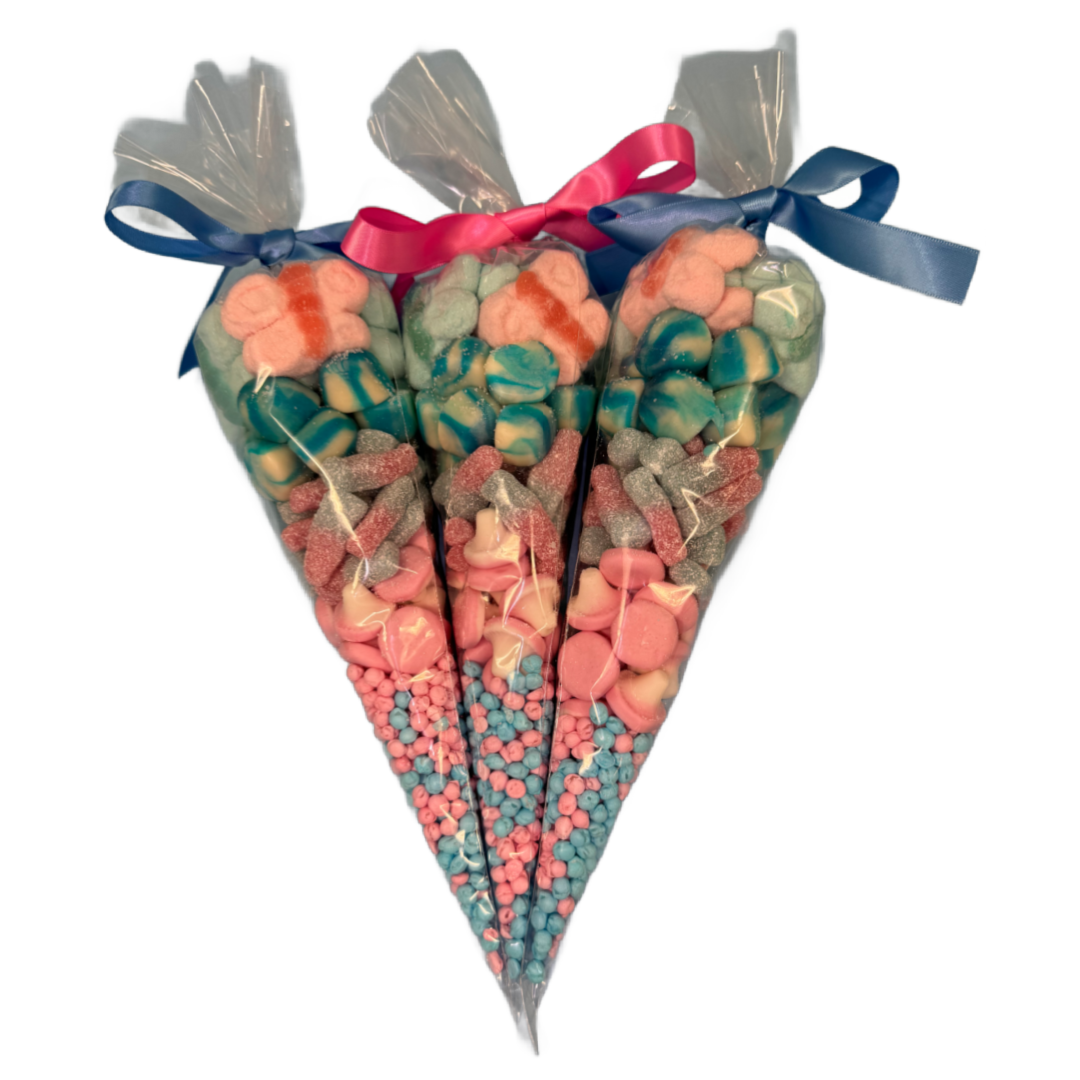 Pink & Blue Sweets Cone