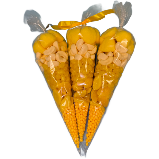 Yellow Sweets Cone