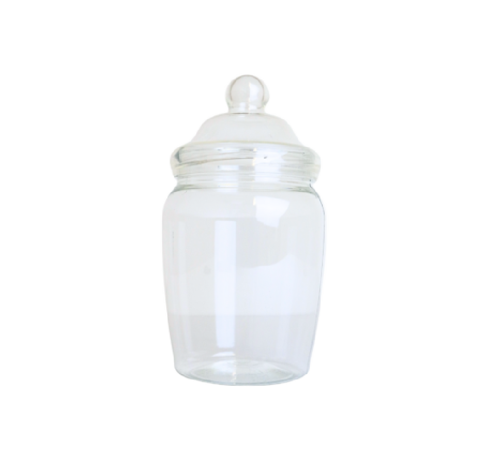 1.7L Empty Victorian Jar With Bobble Lid