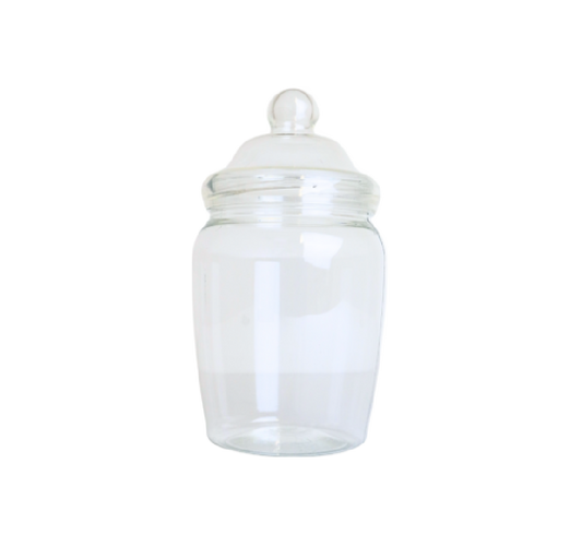 1.7L Empty Victorian Jar With Bobble Lid