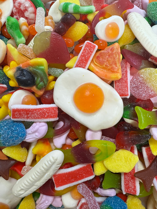 Gummy & Fizzy Food Sweets Pizza Box