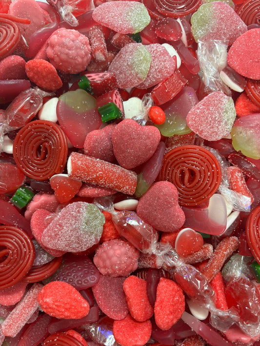 Red Sweets Pizza Box