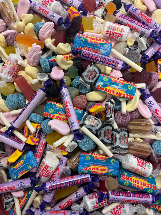 Retro Sweets Pizza Box