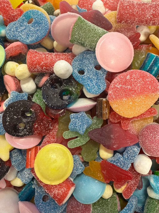 Space Mix Sweets Pizza Box