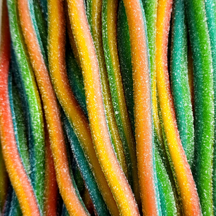 Sweetzone Fizzy Rainbow Pencils Tub 1.1kg
