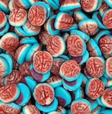 Jelly Filled Brains Tub 780g