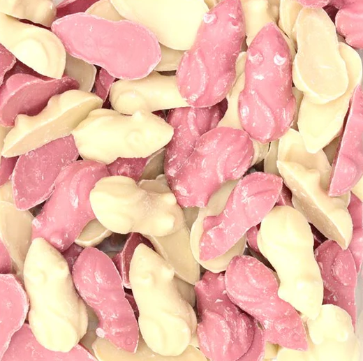 Pink & White Chocolate Mice