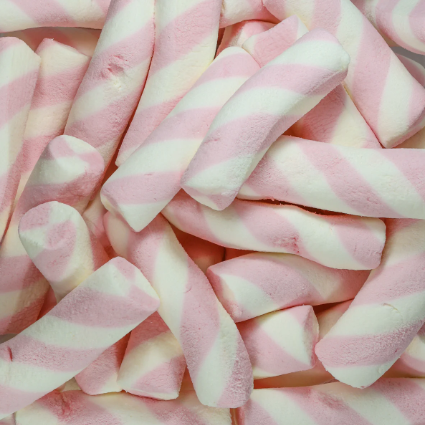 Pink & White Marshmallow Poles