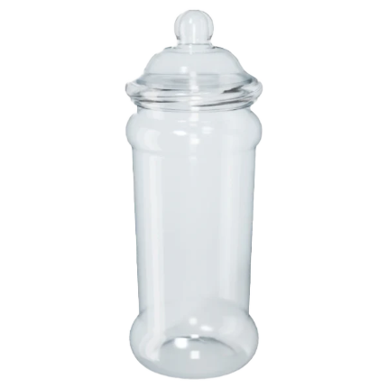 2.5L Empty Victorian Jar With Bobble Lid