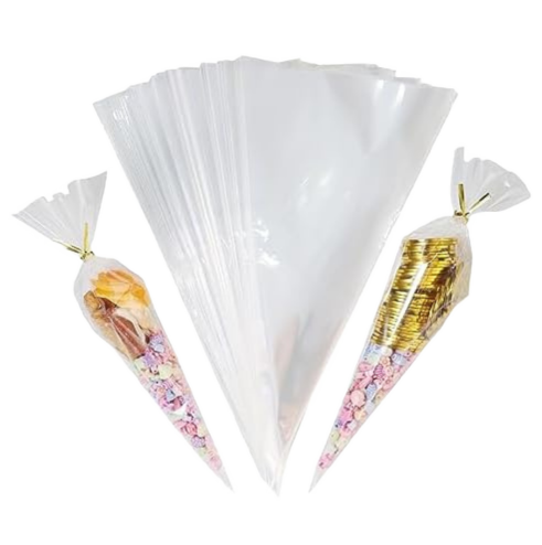 Empty Sweet Cone Bags - Pack of 10