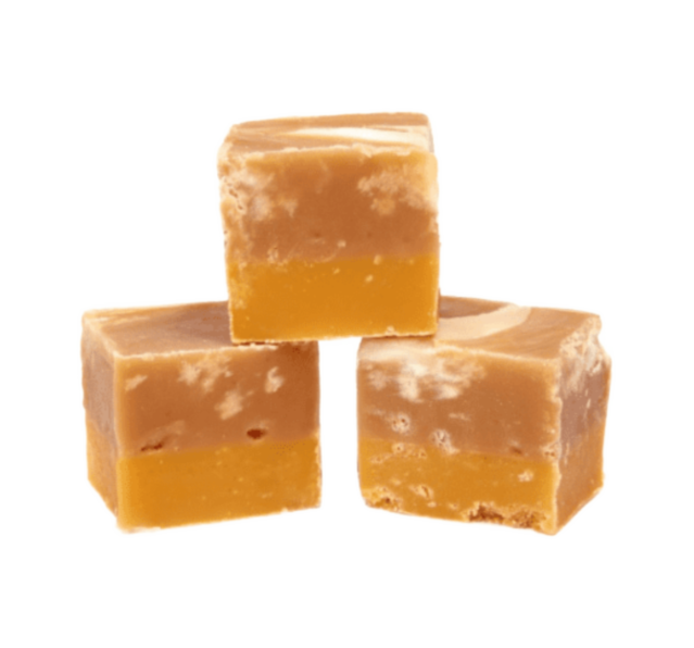 Salted Caramel With Biscoffi Fudge