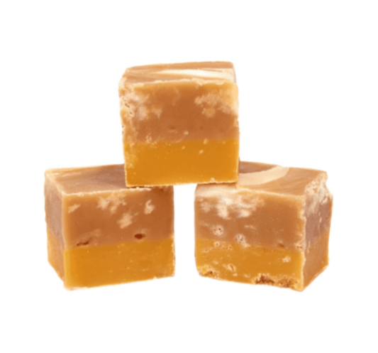 Salted Caramel With Biscoffi Fudge