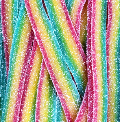 Vidal Fizzy Rainbow Belts Tub 1.3kg