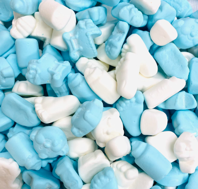 Baby Blue & White Foam Mix