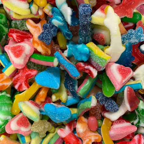 Rainbow Gummy & Fizzy Mix
