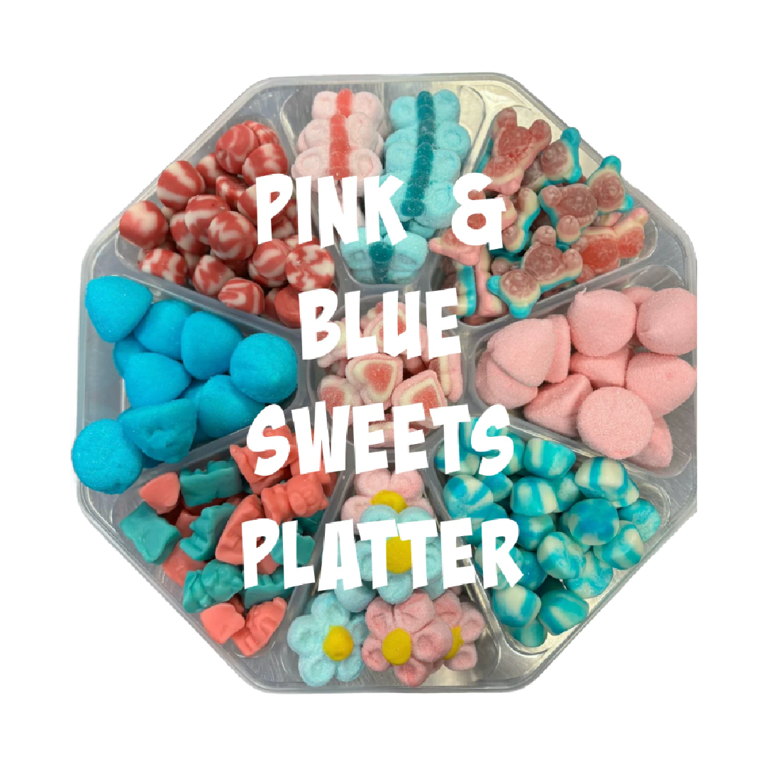 Pink & Blue Sweets Platter