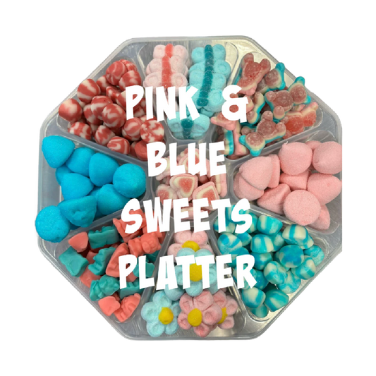 Pink & Blue Sweets Platter