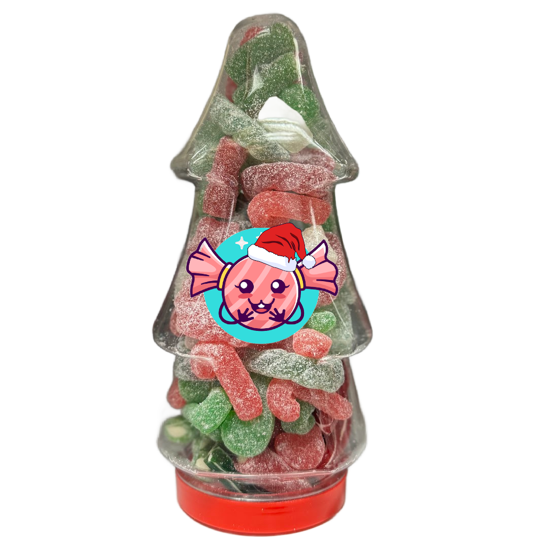 Christmas Pick N' Mix Sweets Tree Jar