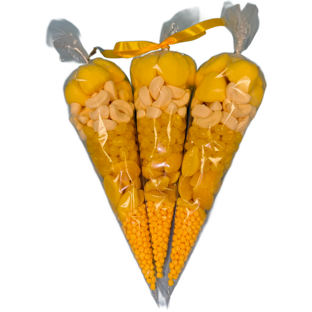 Yellow Sweets Cone